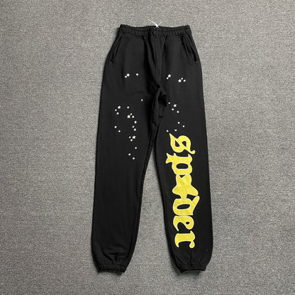 SP5DER JEFFERY SWEATPANTS BLACK - Prime Reps
