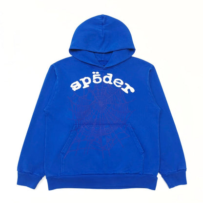 SP5DER LEGACY HOODIE BLUE - Prime Reps