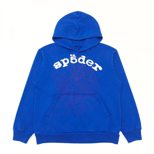 SP5DER LEGACY HOODIE BLUE - Prime Reps
