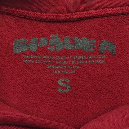 SP5DER LOGO HOODIE MAROON - Prime Reps
