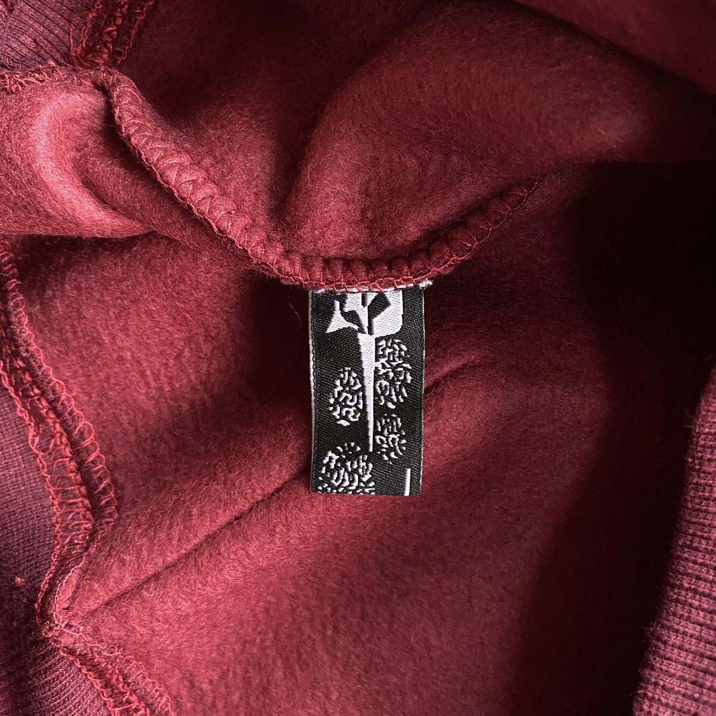 SP5DER NOCTURNAL HIGHWAY HOODIE BURGUNDY - Prime Reps