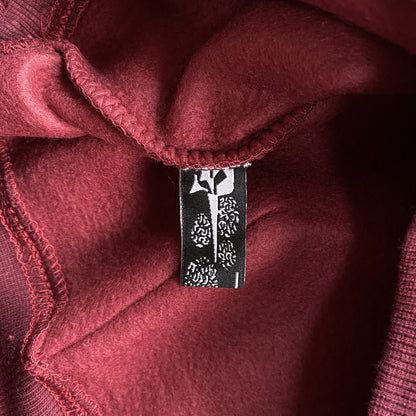 SP5DER NOCTURNAL HIGHWAY HOODIE BURGUNDY - Prime Reps