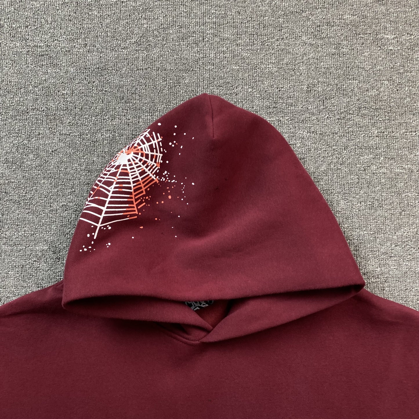 SP5DER NOCTURNAL HIGHWAY HOODIE BURGUNDY - Prime Reps