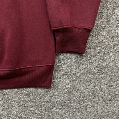 SP5DER NOCTURNAL HIGHWAY HOODIE BURGUNDY - Prime Reps