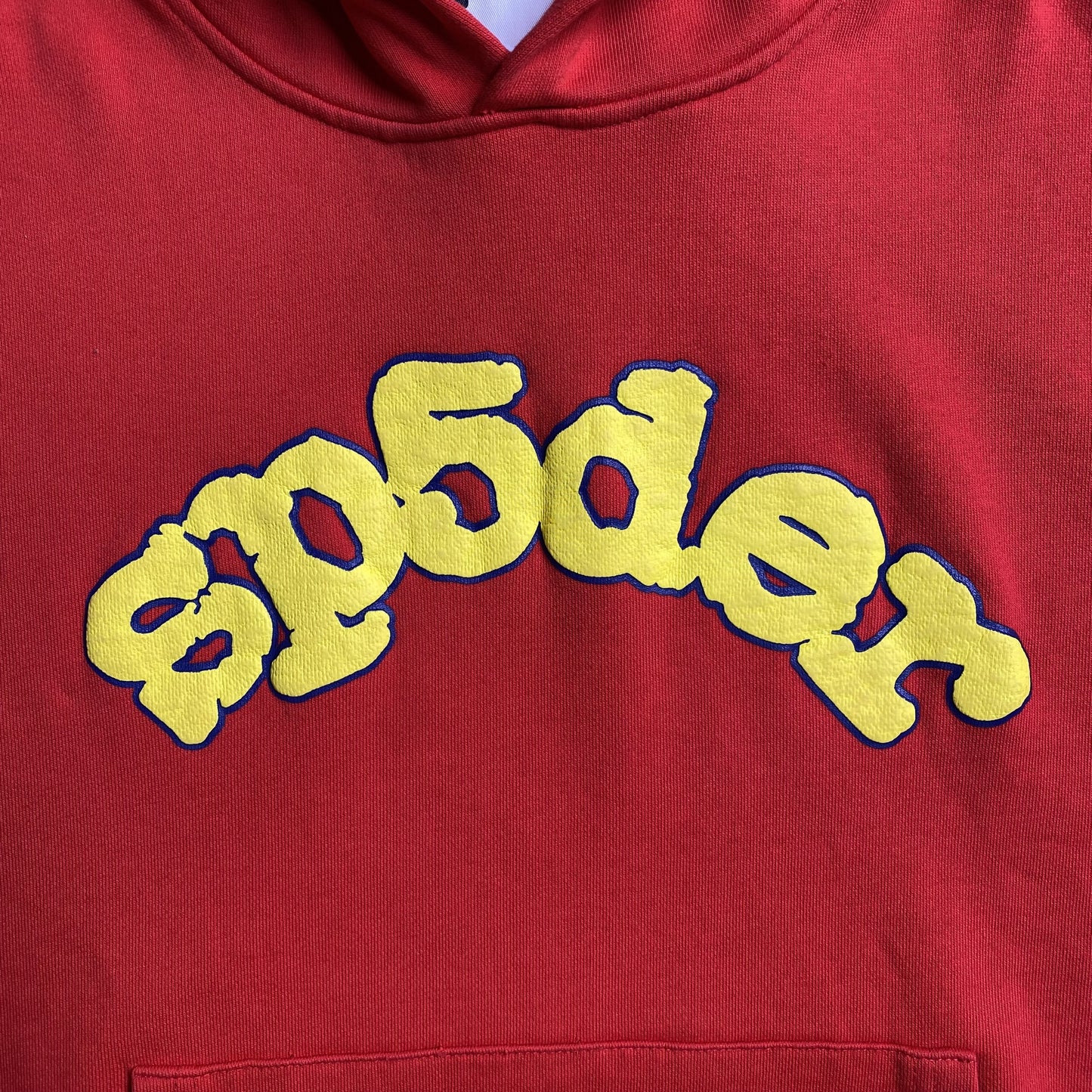 SP5DER OG LOGO HOODIE RED - Prime Reps