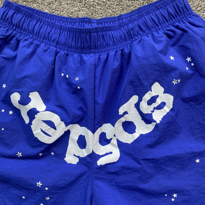 SP5DER OG WEB DOUBLE LAYER SHORT BLUE - Prime Reps