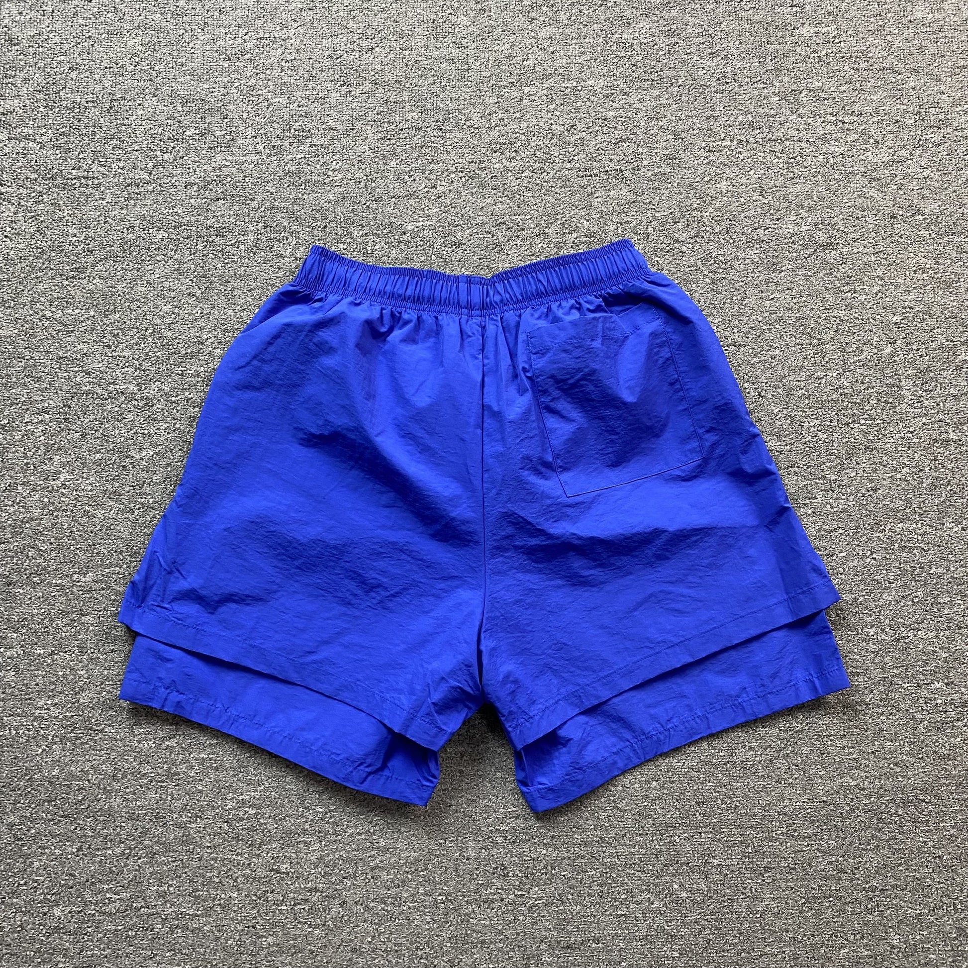 SP5DER OG WEB DOUBLE LAYER SHORT BLUE - Prime Reps