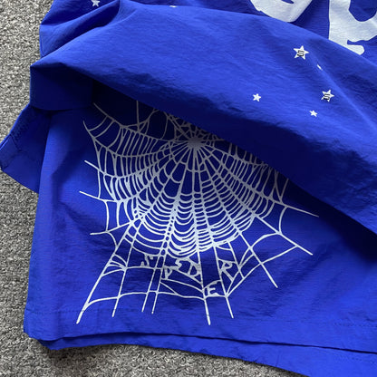 SP5DER OG WEB DOUBLE LAYER SHORT BLUE - Prime Reps