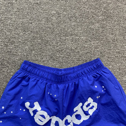 SP5DER OG WEB DOUBLE LAYER SHORT BLUE - Prime Reps