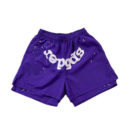 SP5DER OG WEB DOUBLE LAYER SHORT PURPLE - Prime Reps
