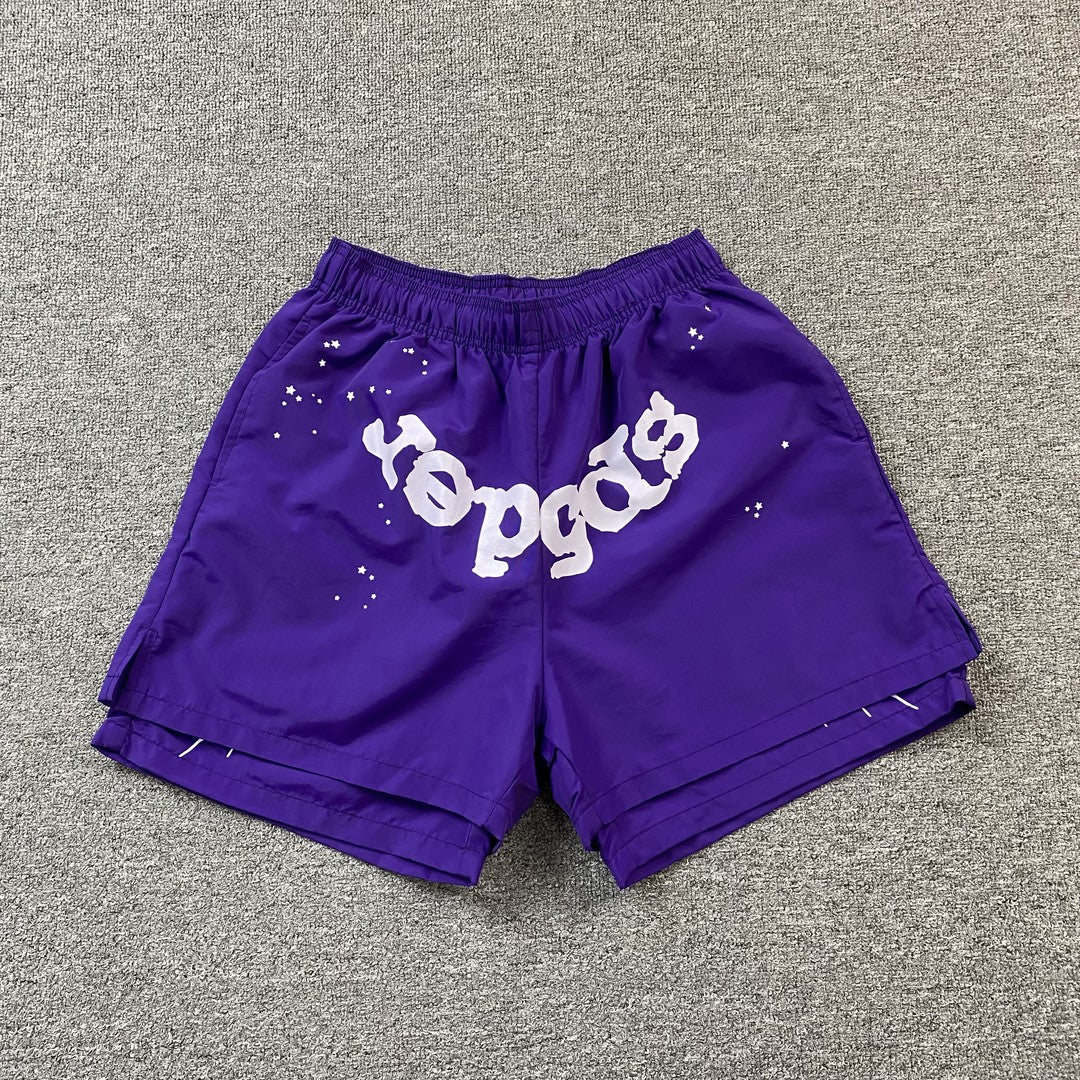 SP5DER OG WEB DOUBLE LAYER SHORT PURPLE - Prime Reps