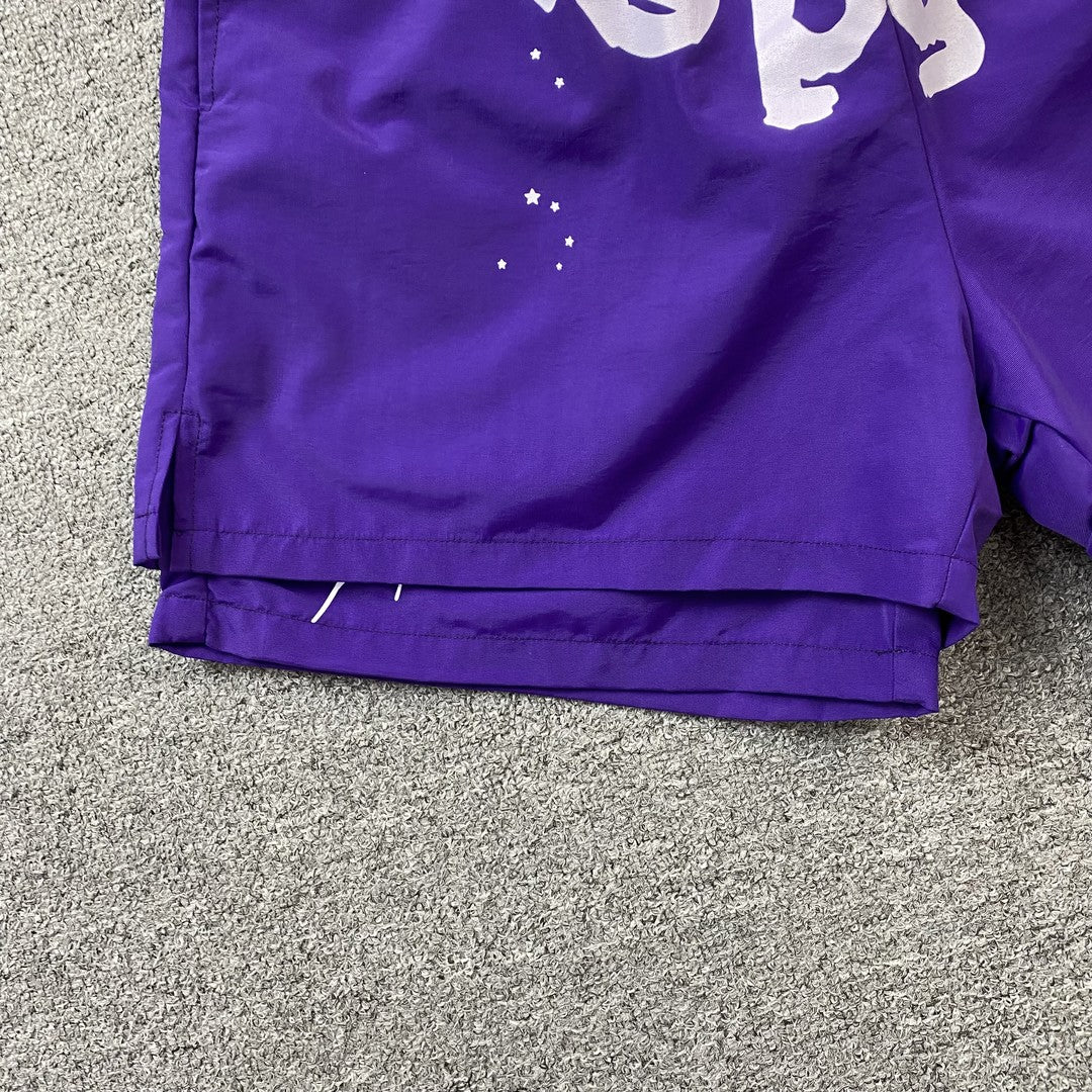 SP5DER OG WEB DOUBLE LAYER SHORT PURPLE - Prime Reps