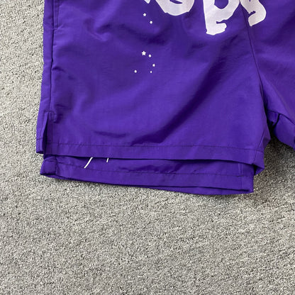 SP5DER OG WEB DOUBLE LAYER SHORT PURPLE - Prime Reps