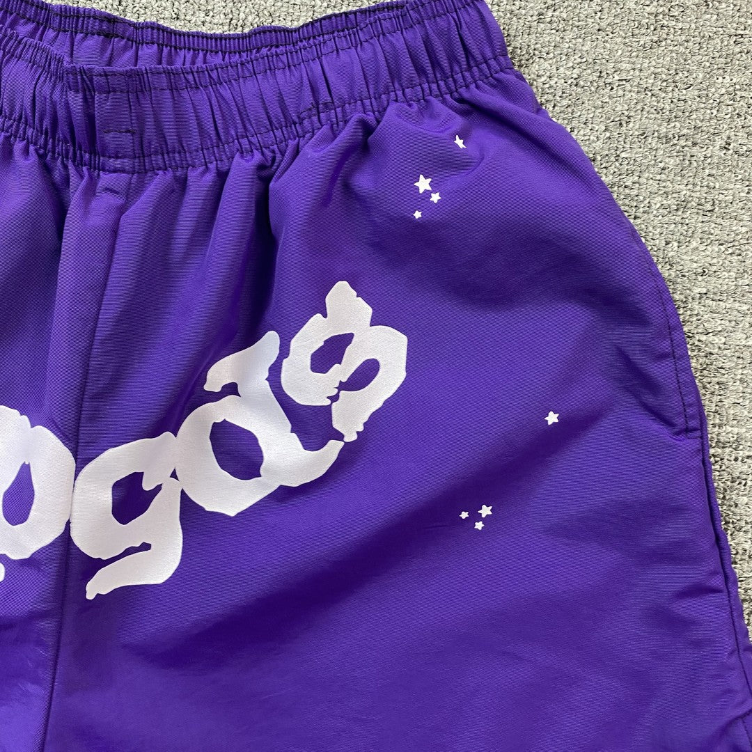 SP5DER OG WEB DOUBLE LAYER SHORT PURPLE - Prime Reps