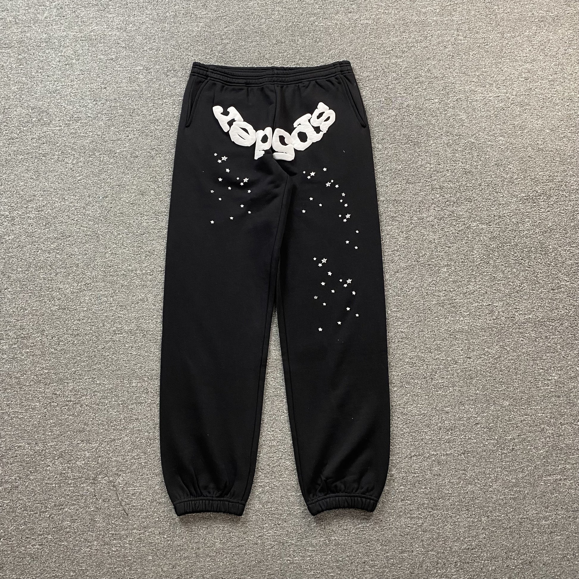 SP5DER OG WEB SWEATPANTS BLACK - Prime Reps