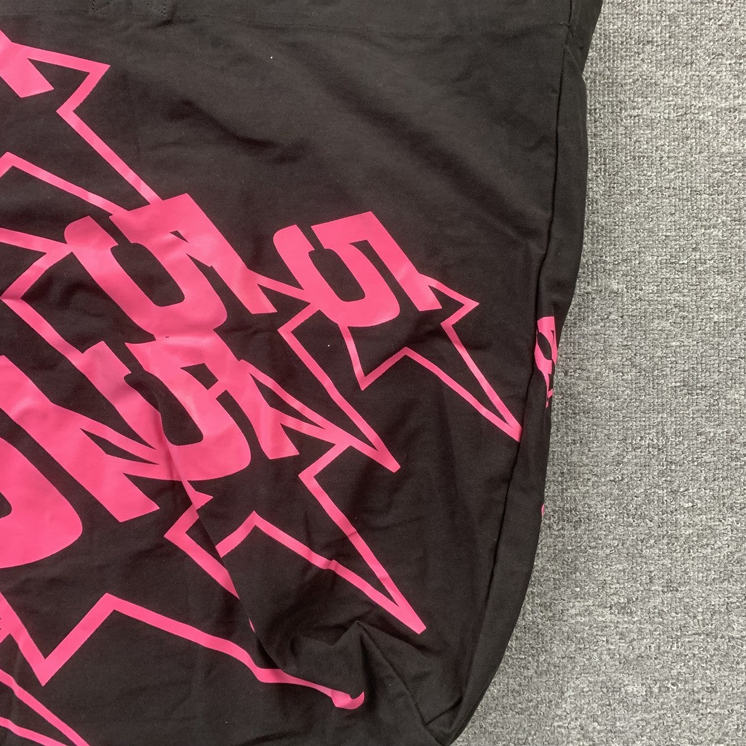 SP5DER OVERSIZED TOTE BAG BLACK - Prime Reps