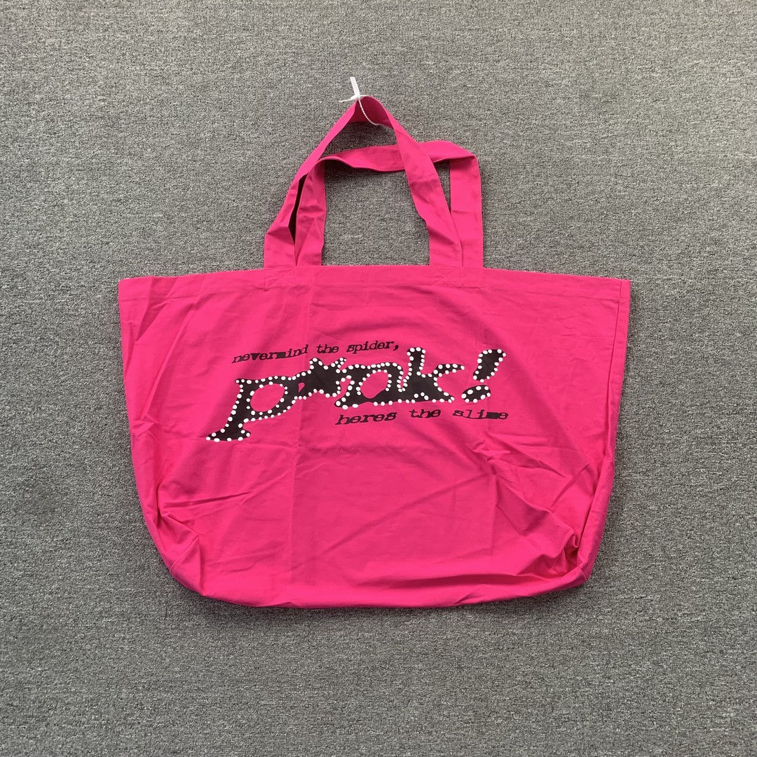 SP5DER P*NK TOTE BAG PINK - Prime Reps