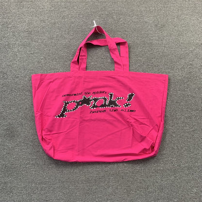 SP5DER P*NK TOTE BAG PINK - Prime Reps