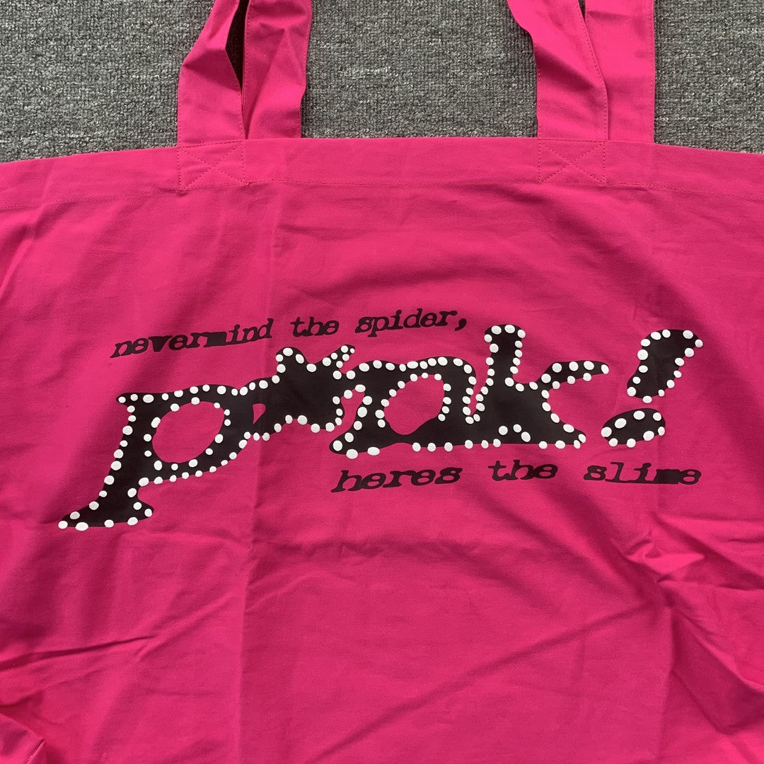 SP5DER P*NK TOTE BAG PINK - Prime Reps