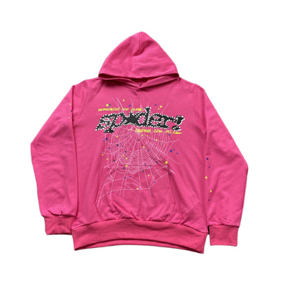 SP5DER P*NK V2 HOODIE PINK - Prime Reps