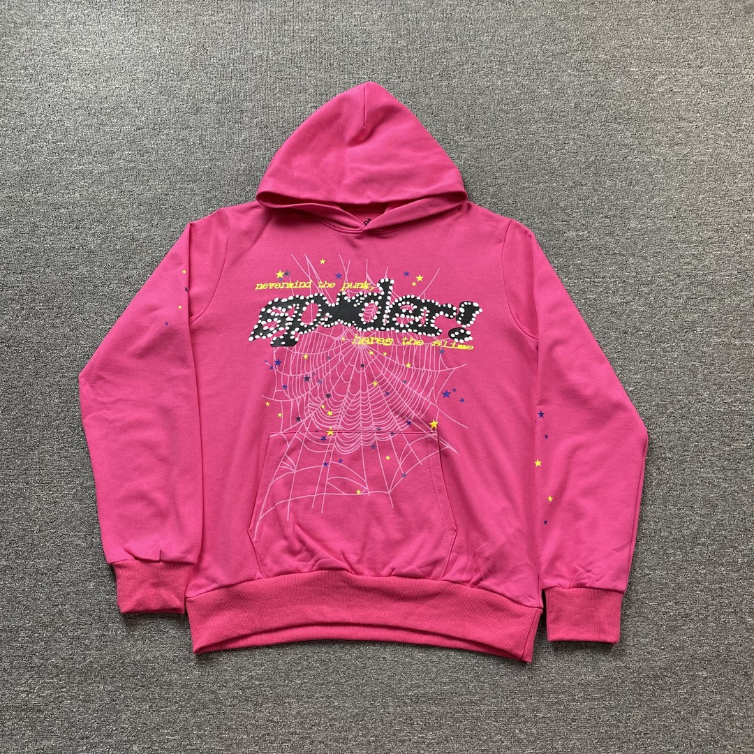 SP5DER P*NK V2 HOODIE PINK - Prime Reps