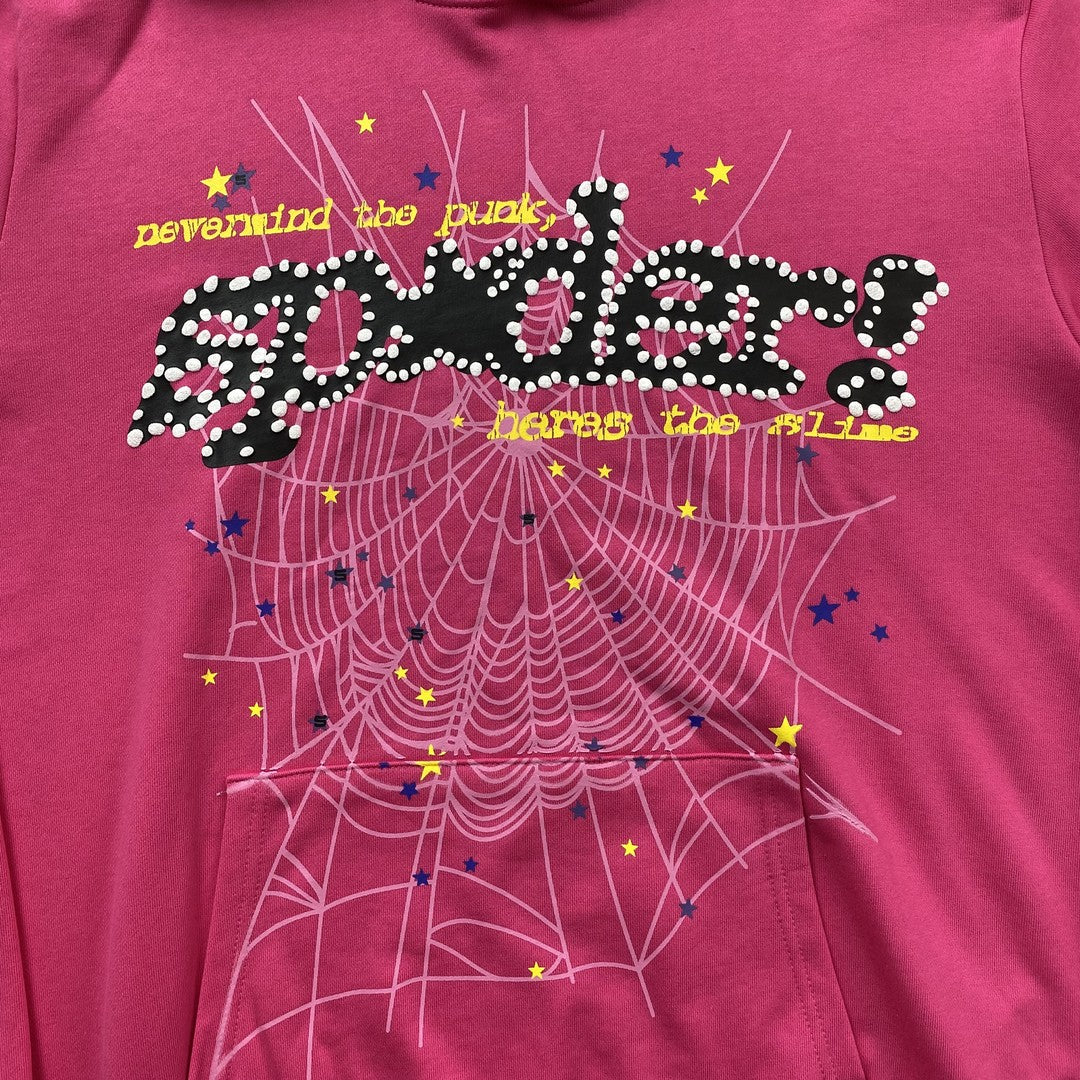 SP5DER P*NK V2 HOODIE PINK - Prime Reps