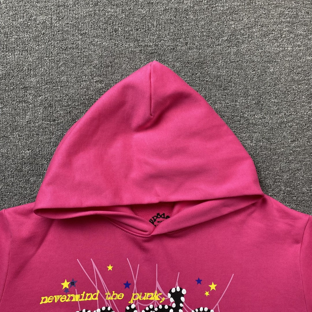 SP5DER P*NK V2 HOODIE PINK - Prime Reps