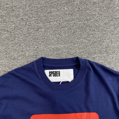 SP5DER RED 5 BABY TEE NAVY - Prime Reps