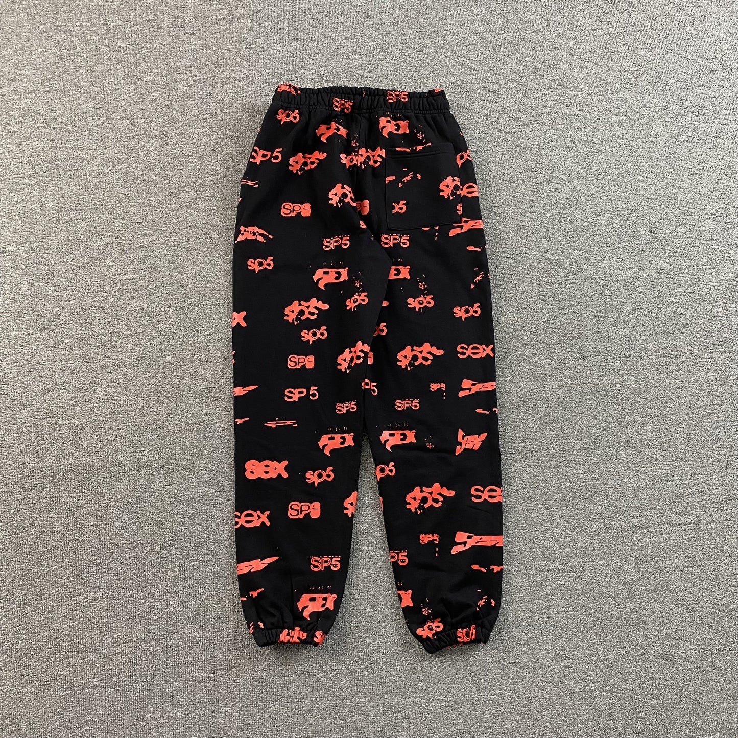 SP5DER SEX AOP SWEATPANTS BLACK - Prime Reps