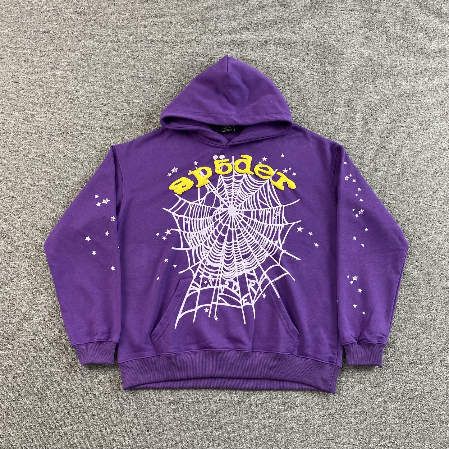 SP5DER STAR OG WEB V2 HOODIE PURPLE - Prime Reps