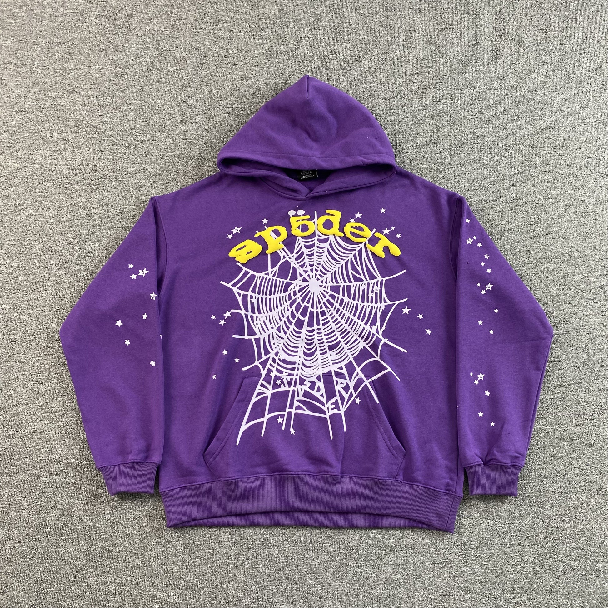 SP5DER STAR OG WEB V2 HOODIE PURPLE - Prime Reps