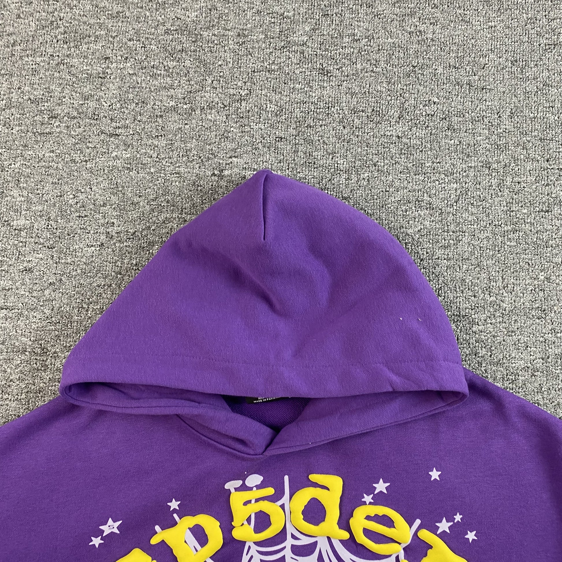 SP5DER STAR OG WEB V2 HOODIE PURPLE - Prime Reps
