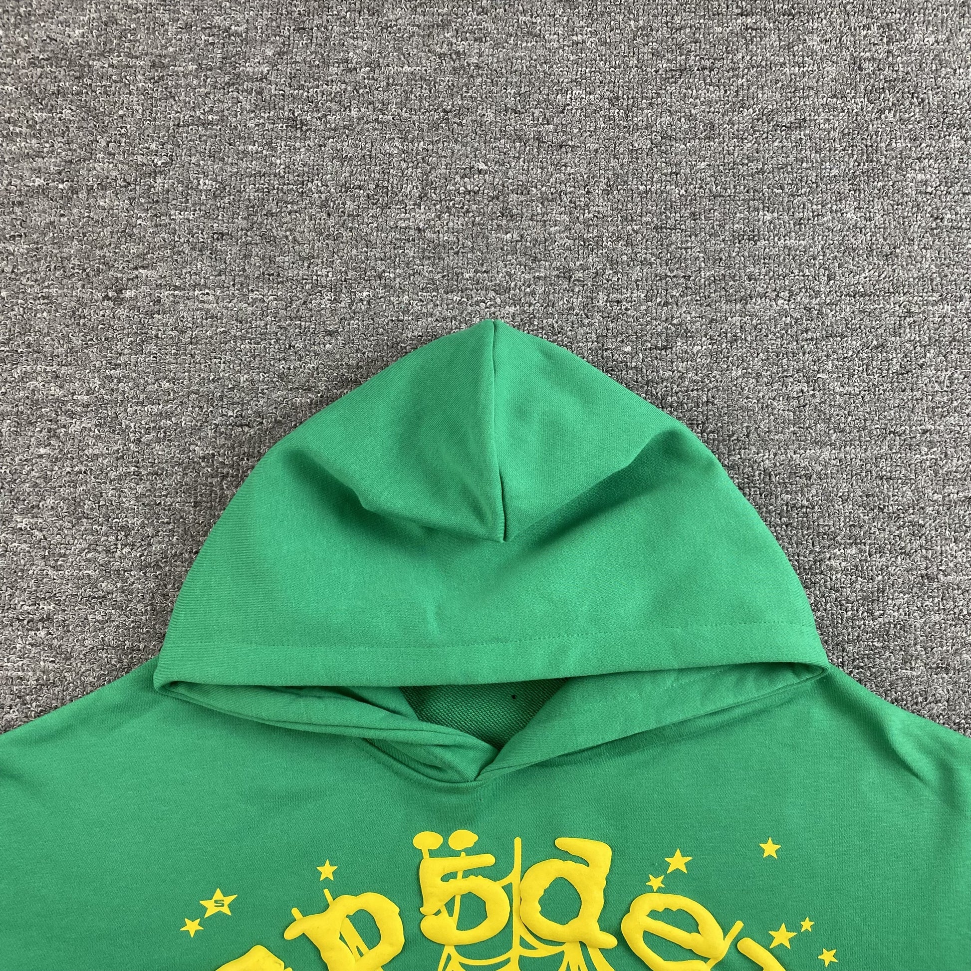 SP5DER STAR OG WEB V2 HOODIE SLIME GREEN - Prime Reps