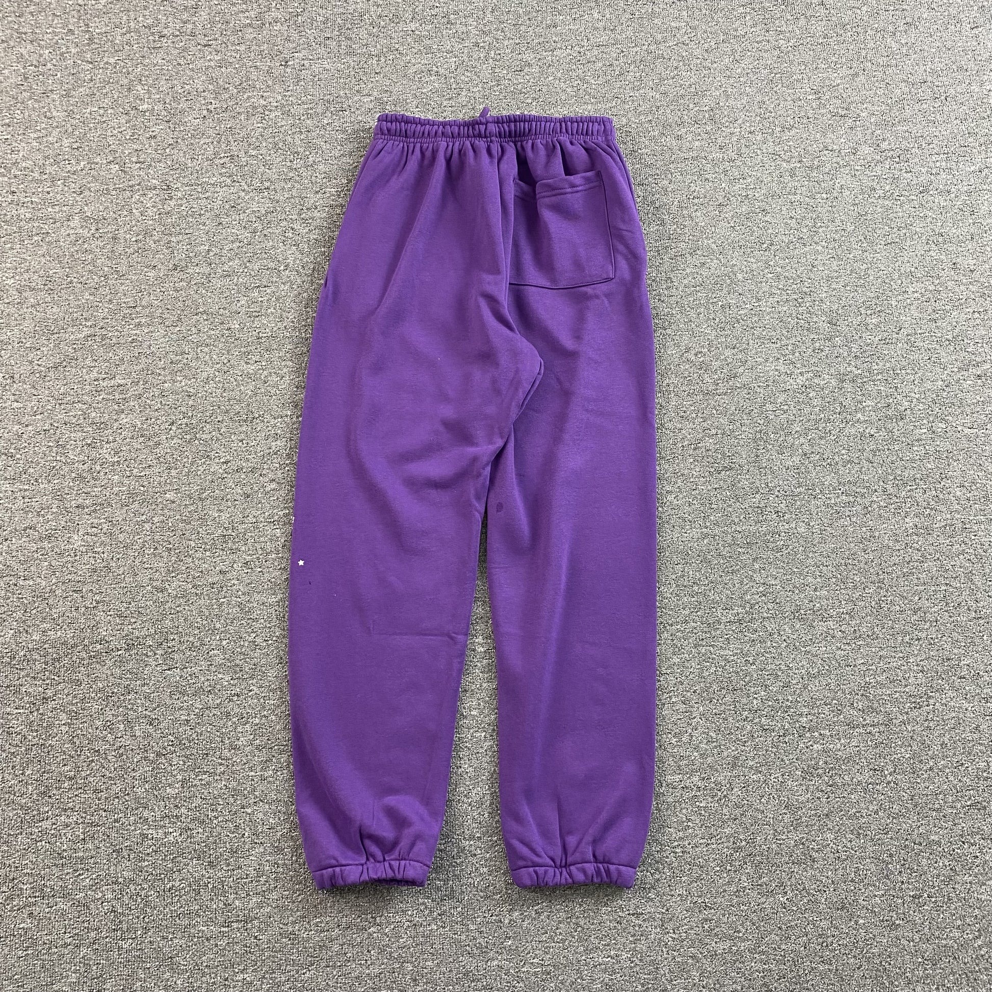 SP5DER STAR OG WEB V2 SWEATPANTS SLIME PURPLE - Prime Reps