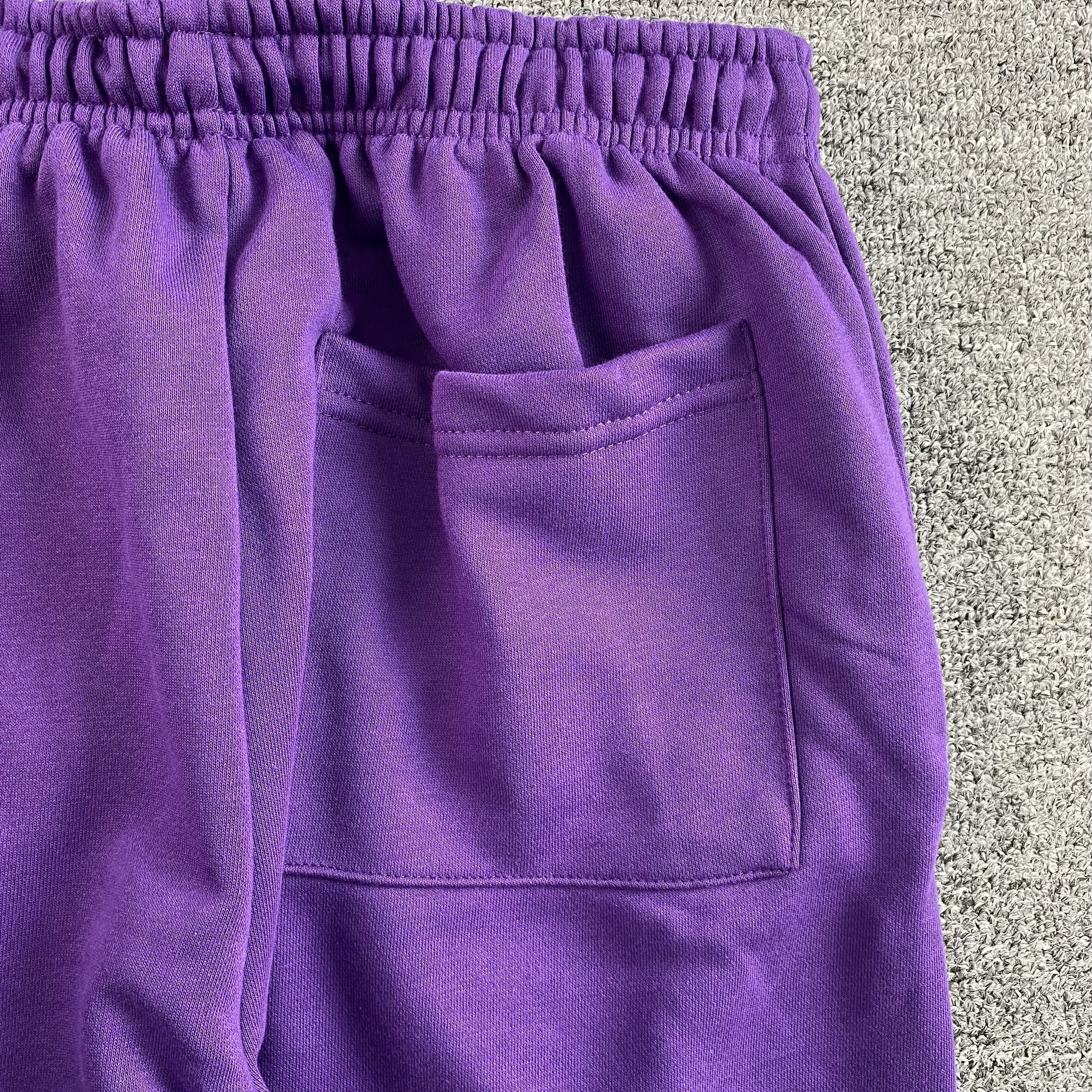 SP5DER STAR OG WEB V2 SWEATPANTS SLIME PURPLE - Prime Reps
