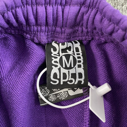 SP5DER STAR OG WEB V2 SWEATPANTS SLIME PURPLE - Prime Reps