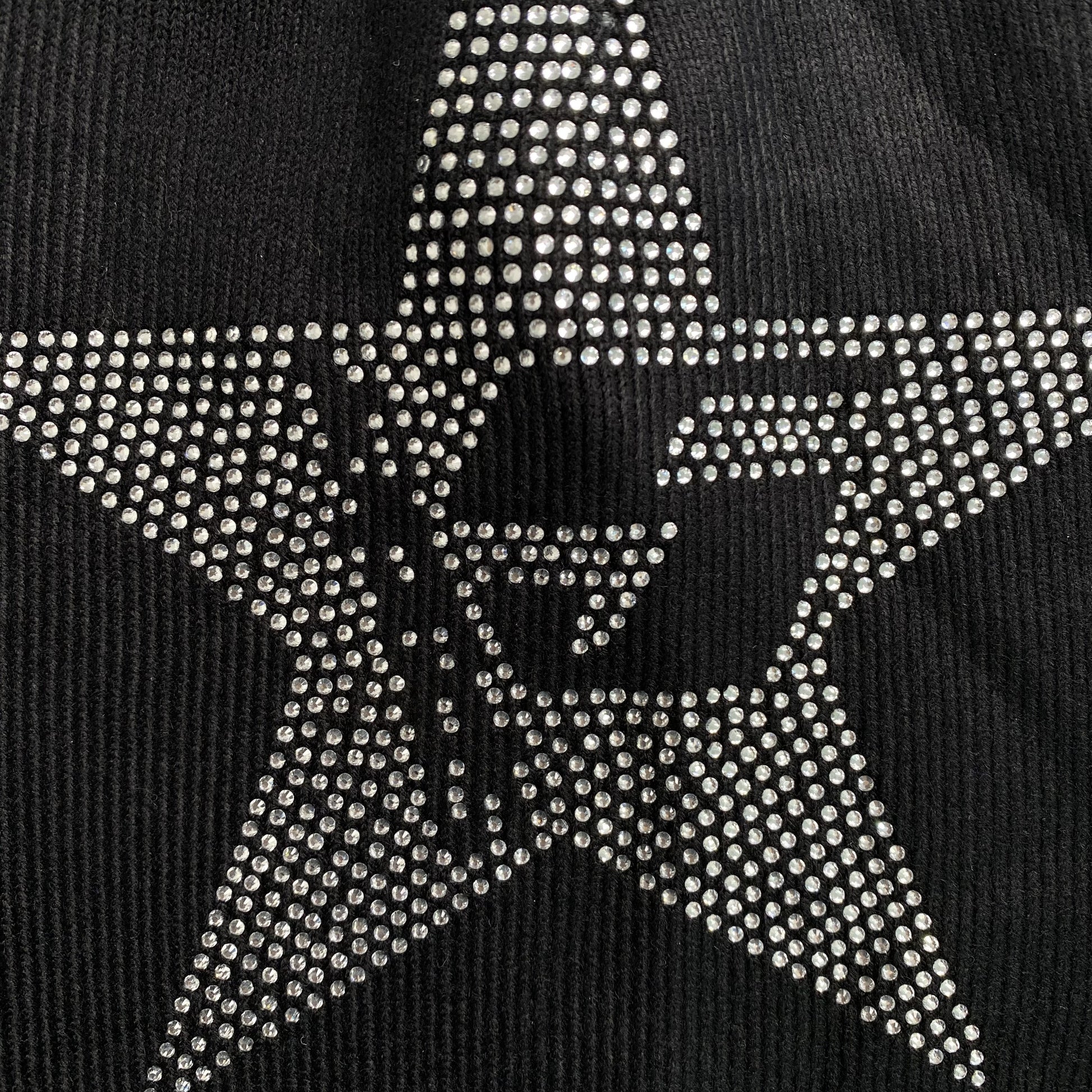 SP5DER STAR RHINESTONE SKULLY BLACK - Prime Reps