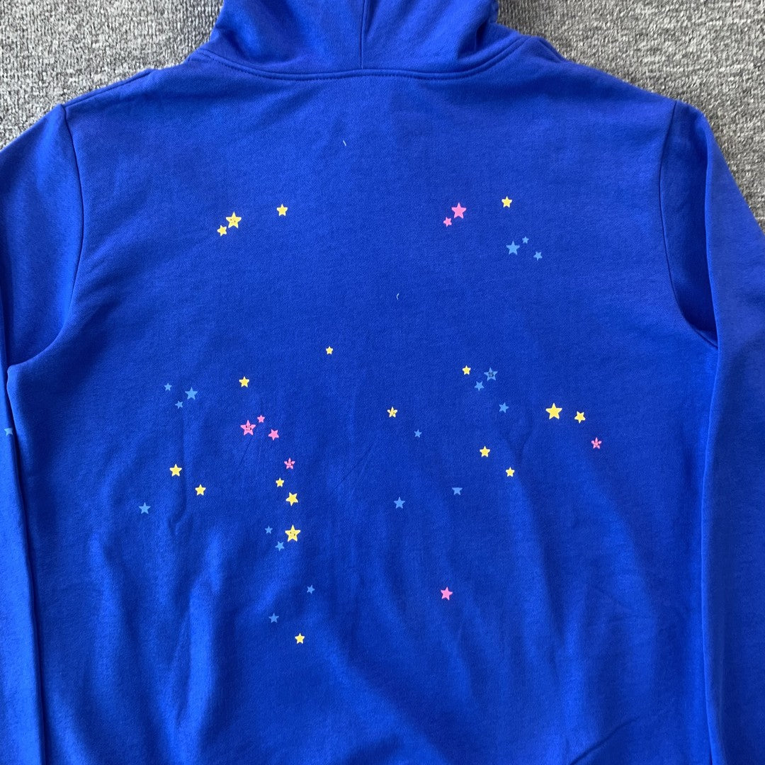 SP5DER TC HOODIE BLUE - Prime Reps