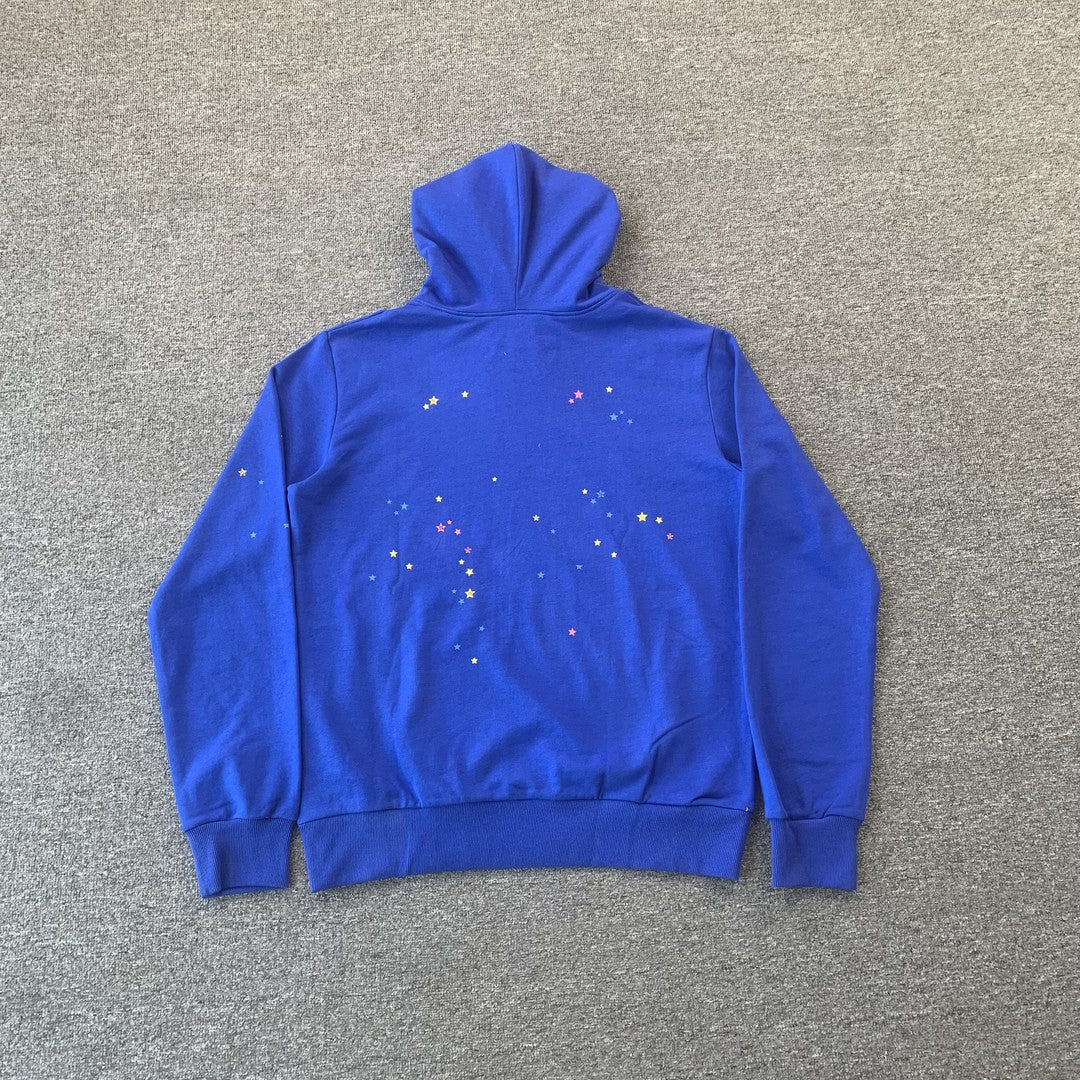 SP5DER TC HOODIE BLUE - Prime Reps