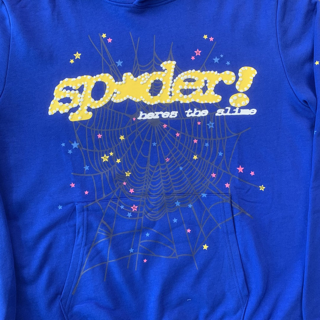 SP5DER TC HOODIE BLUE - Prime Reps