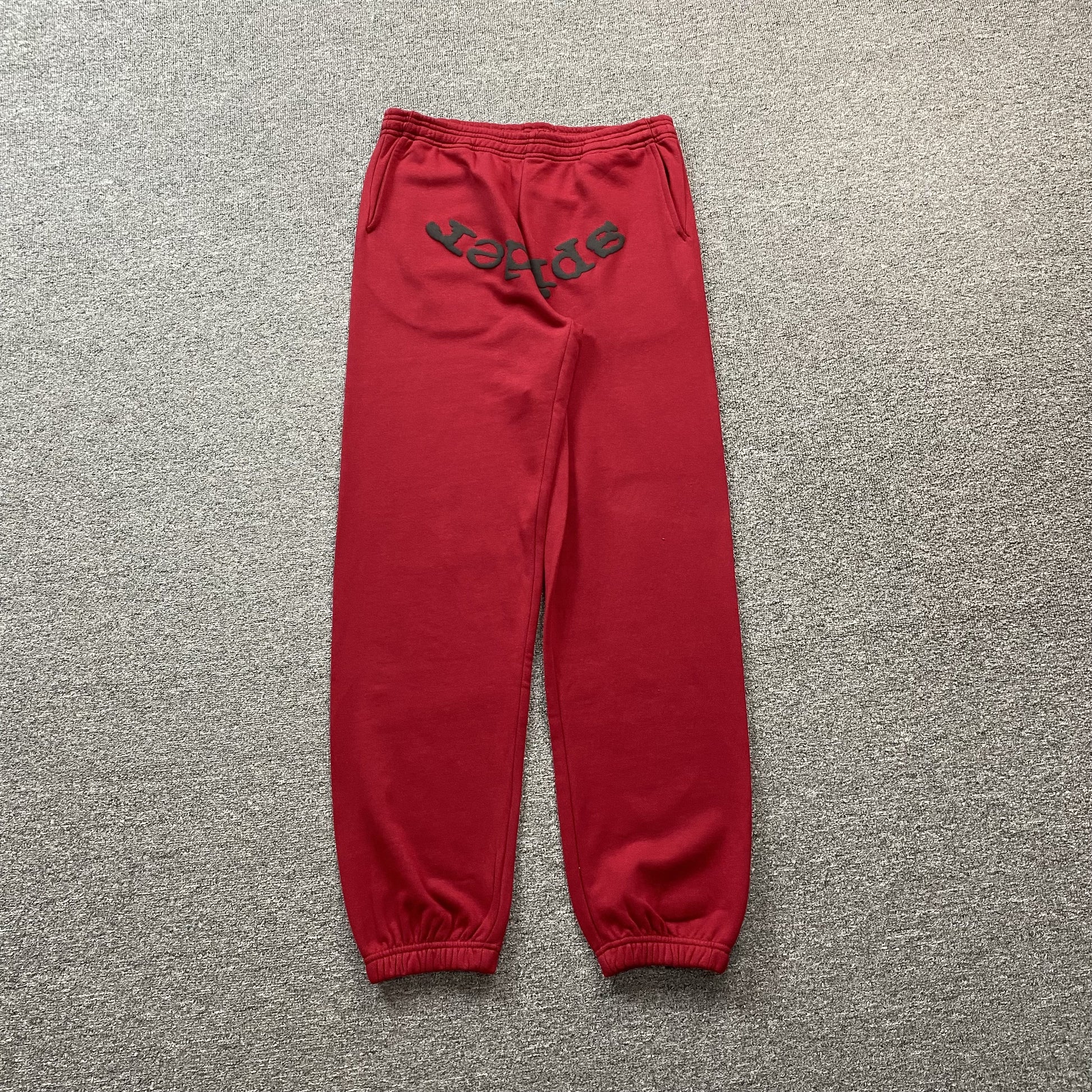 SP5DER VVS SWEATPANTS RED - Prime Reps