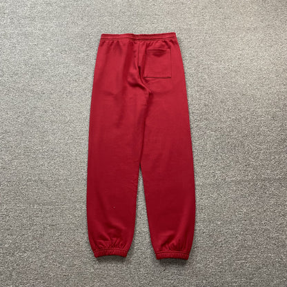 SP5DER VVS SWEATPANTS RED - Prime Reps