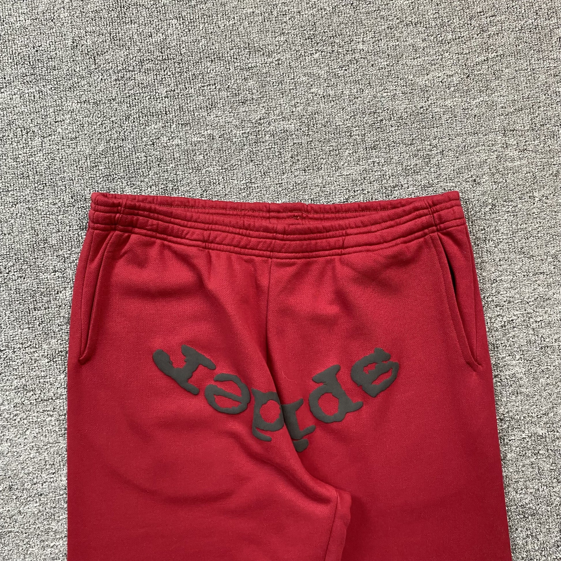 SP5DER VVS SWEATPANTS RED - Prime Reps