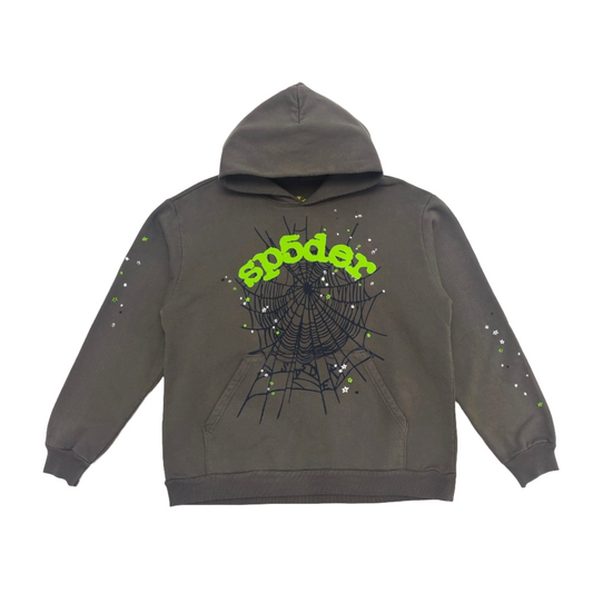 SP5DER WAIT WEB HOODIE SLATE GREY - Prime Reps