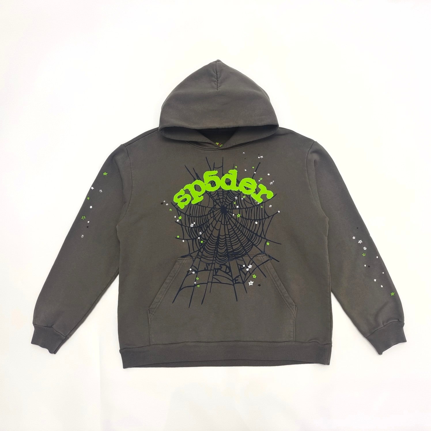 SP5DER WAIT WEB HOODIE SLATE GREY - Prime Reps