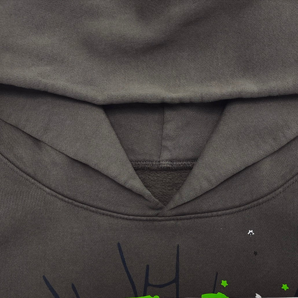 SP5DER WAIT WEB HOODIE SLATE GREY - Prime Reps