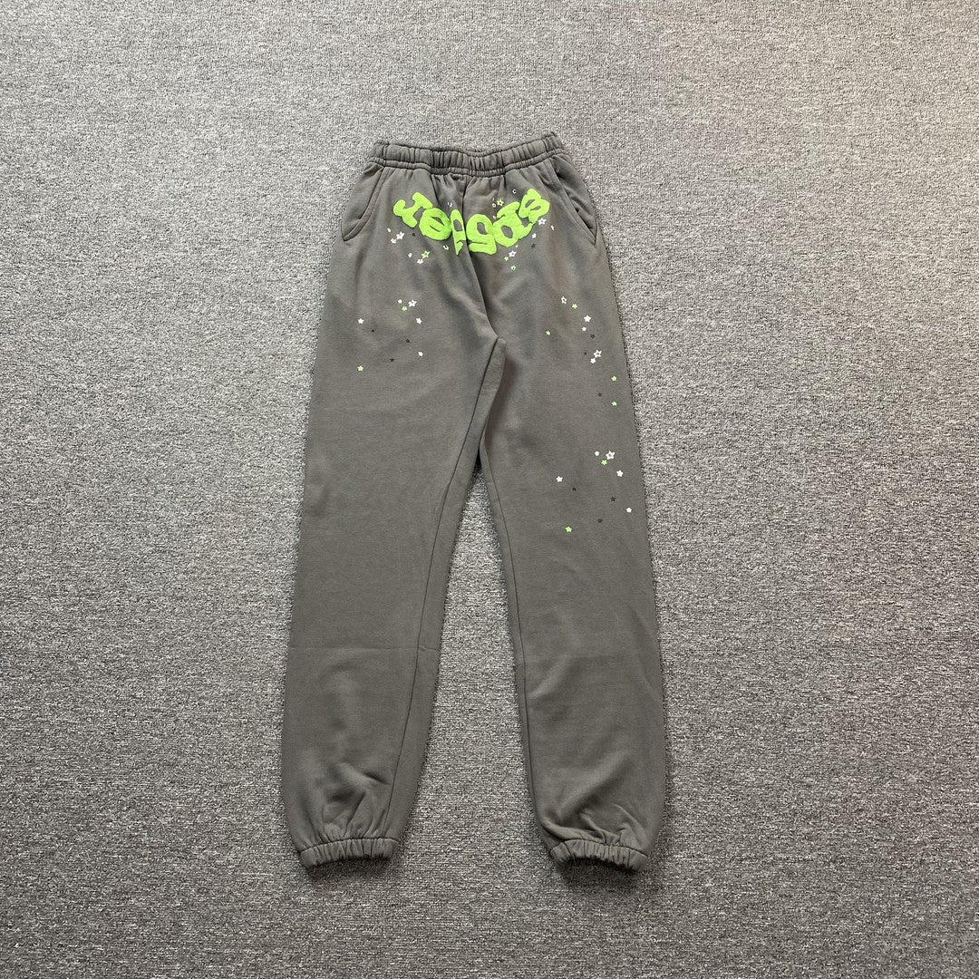 SP5DER WAIT WEB SWEATPANTS SLATE GREY - Prime Reps