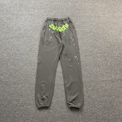 SP5DER WAIT WEB SWEATPANTS SLATE GREY - Prime Reps