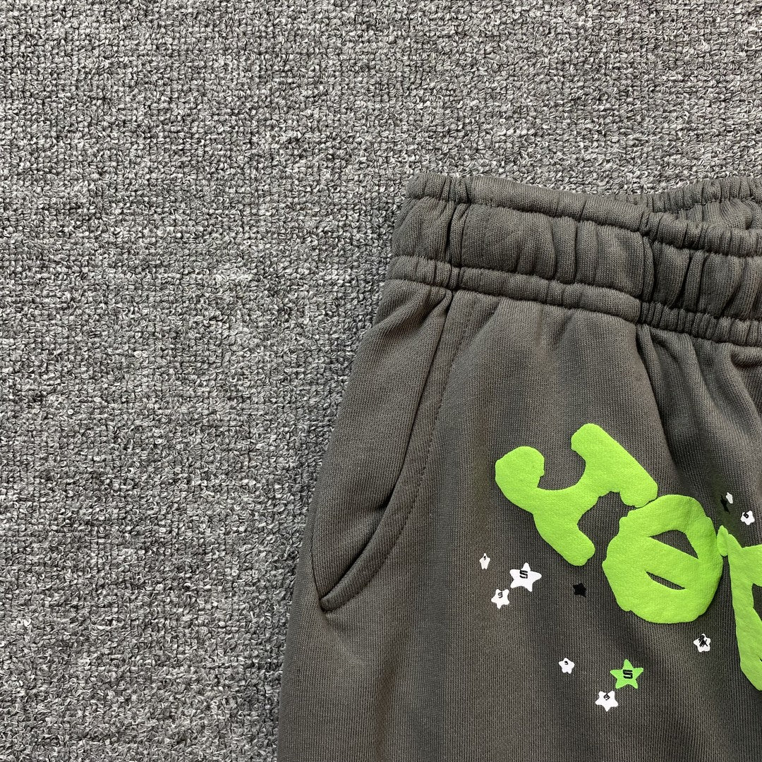 SP5DER WAIT WEB SWEATPANTS SLATE GREY - Prime Reps