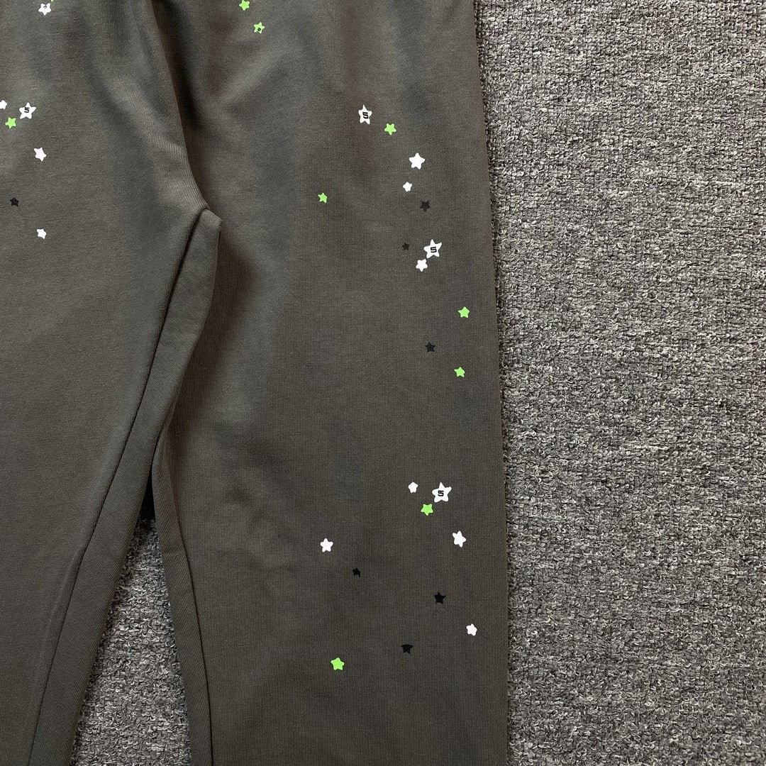 SP5DER WAIT WEB SWEATPANTS SLATE GREY - Prime Reps